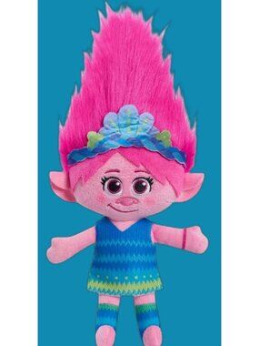 DreamWorks QUEEN POPPY Trolls Band Together Plush Doll 14 Inch NEW